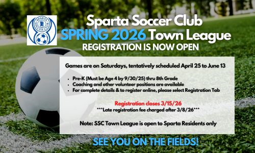 Spring 26 Town League Registration